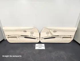 Bmw 7218997 07-13 Oem E92 E93 328 335 Front Door Card Panels Beige Dakota Leather Set