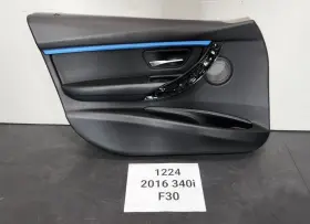 Bmw 7279207 12-18 Oem F30 F31 328 335 Front Driver Door Card Panel Black / Blue Bmw 7279207 12-18 Oem F30 F31 328 335 Front Driver Door Card Panel Black / Blue