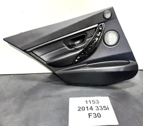 Bmw 7280903 14-18 Oem F30 F31 330 340 Rear Left Driver Door Card Panel Leather Black Bmw 7280903 14-18 Oem F30 F31 330 340 Rear Left Driver Door Card Panel Leather Black