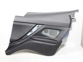 Bmw 7286027 12-18 650i 640i F13 Rear Right Door Panel Cover Black With Stitching Oem 95k