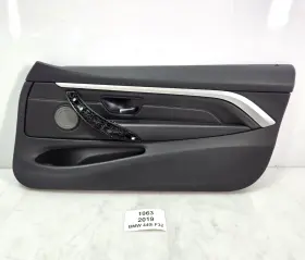 Bmw 7389518 14-20 Oem F32 F33 Front Passenger Door Card Panels Leather Dakota Black 40k