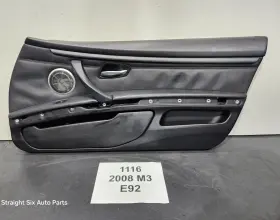 Bmw 7903600 08-13 Oem E93 E92 M3 Front Door Passenger Card Panels Black Novillo Leather Bmw 7903600 08-13 Oem E93 E92 M3 Front Door Passenger Card Panels Black Novillo Leather