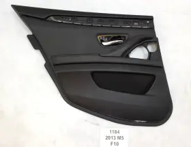 Bmw 8053659 12-16 Oem F10 M5 Sedan Rear Left Driver Side Door Trim Card Panel Black