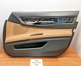 Bmw 9160832 10-15 Oem F01 F02 750 Front Right Passenger Door Panel Nappa Leather Brown Bmw 9160832 10-15 Oem F01 F02 750 Front Right Passenger Door Panel Nappa Leather Brown