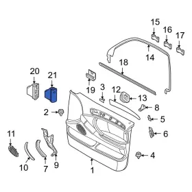 Bmw Oe 61316962507 For X5 2000-2006 Front Left Door Switch Trim Panel Bmw Oe 61316962507 For X5 2000-2006 Front Left Door Switch Trim Panel