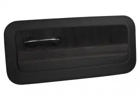 Brothers Trucks 090127345955 Qdp0066black Custom Sport Door Panels - Black/black Stitching