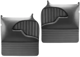 Brothers Trucks Qdp059fred Custom Sport Door Panels-flat Black/red Stitch-pair Brothers Trucks Qdp059fred Custom Sport Door Panels-flat Black/red Stitch-pair