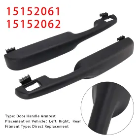 Bruce&shark 15152061 15152062 Rear Left Right Door Handle Armrest For Cadillac Chevrolet Gmc 1999-2006