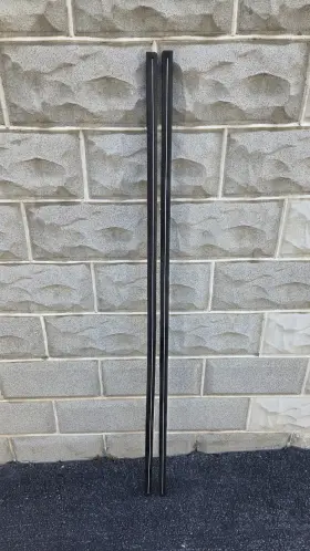 Cadillac 1613884 77 78 79 Fleetwood Deville Rear Bumper Impact Strips Trim Molding Nice Cadillac 1613884 77 78 79 Fleetwood Deville Rear Bumper Impact Strips Trim Molding Nice