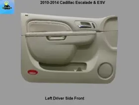Cadillac 84127302 10 To 14 Escalade And Esv Front Left Door Interior Trim Panel Cadillac 84127302 10 To 14 Escalade And Esv Front Left Door Interior Trim Panel
