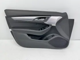 Cadillac 84666538 2020-2024 Ct5 Front Lh Left Door Trim Panel Jet Black Leather Oem