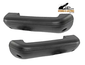 Carpenter Industries C8tz-8127541-c1a New 1968-1977 Ford Bronco Black Door Pull Arm Rests - Pair