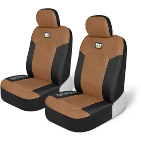 Cat Casc2284 Car Seat Covers Front Seats Beige Mesh Protectors Set Of 2 Casc-2284-bg Meshflex
