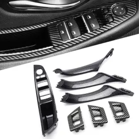 Cbdtimes 550749310293 Inner Interior Window Lift Switch Armrest Panel Door Handle Trim Fit Bmw F10 F18