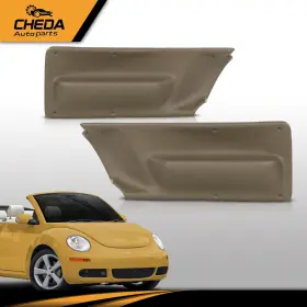 Cheda G-plus848973 Neutral Brown Door Panel Insert Fit For 2003-2010 Vw New Beetle Convertible