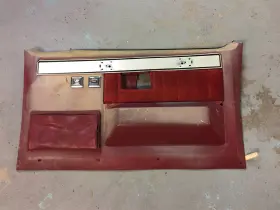 Chevrolet 14023823 1983 Pickup Right Door Trim Panel Red Oem 1973-1987 74 75 76 77 78 79