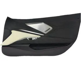 Chevrolet 86826428 2020-2022 Chevy Corvette C8 Stingray Right Door Trim Panel Black W.red Stitch