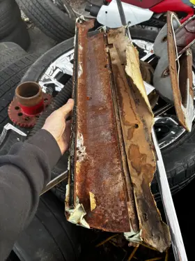 Chevrolet L16095p 1959-60 Bel Air Biscayne 2 Door Sedan El Camino Panel Top Rails Lh And Chevrolet L16095p 1959-60 Bel Air Biscayne 2 Door Sedan El Camino Panel Top Rails Lh And