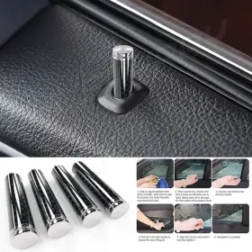 Chusyyray Syjiip-2956 4pc Universal Car Truck Interior Door Knob Latch Lift Pin Lock Lifting Bolt Trim Chusyyray Syjiip-2956 4pc Universal Car Truck Interior Door Knob Latch Lift Pin Lock Lifting Bolt Trim