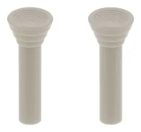 Classic Industries Tf90226 1964 Bel Air Biscayne Impala Corvair Door Lock Knobs Light Fawn Pair