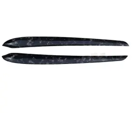 Cobra-tek Cbk-tsl-dtm0001-fc Interior Forged Carbon Fiber Front Door Panel Cover For 17-23 Tesla Model Y 3