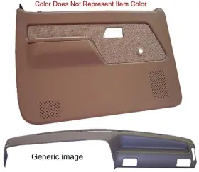 Coverlay 12-114c55f-blk Black Door Panel Dash Cover Kit For 89-92 Ford Ranger