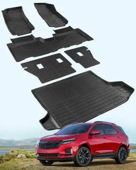 Creekt Cr-t000384 Protect Your Interior And Trunk - 6pc Floor Mat Set For Chevy Equinox Gmc Terrain
