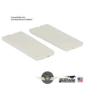 Daniel Carpenter Mustang Restoration Parts D0zz-6524046-wt 1970 Ford Deluxe Interior Door Panel Pull Cup Inserts White Pair