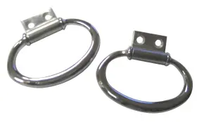 Dmc 40-702420-a Inside Door Pulls Chrome 1933 Ford Car Street Rat Rod Classic