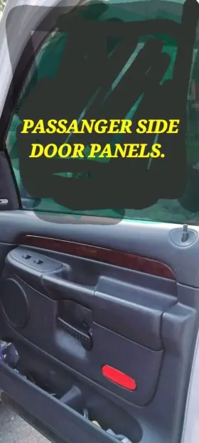 Dodge 166990942530 2003-2008 Ram 1500 Front Right Door Panel. Panel Has Teakwood Trim