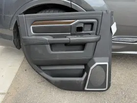 Dodge Truck 204.ch8n19 19-24 Ram 2500 3500 Laramie Door Panel Rear Driver Black Leather Crew Cab Dodge Truck 204.ch8n19 19-24 Ram 2500 3500 Laramie Door Panel Rear Driver Black Leather Crew Cab