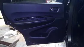 Dodge Truck 205.ch8e16 Durango 2016 Drivers Rear Door Trim Panel Blk Pwr