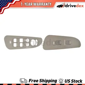 Dorman - Help Dvdx251010303956 Pair - Door Window Switch Bezel Fits 2002 2003 2004 Dodge Ram 1500