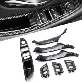Dreamhighh 550731125898 Inner Interior Window Lift Switch Armrest Panel Door Handle Trim Fit Bmw F10 F18