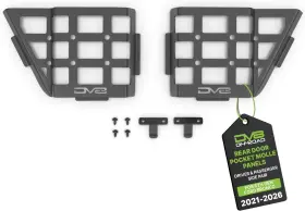 Dv8 Offroad Mpbr-06 Rear Door Pocket Molle Panels For Ford Bronco 21-26 4-door Pair