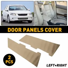 Eaa-auto Mfsp-accord-08-12m-for For Honda Accord 2008 09-12 Sedan Beige Leather Front Door Panels Cover New 4d