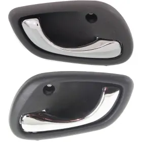 Evan-fischer 14487643 Door Handle Set For 2002-2006 Suzuki Xl-7 Front Or Rear Gray With Chrome Lever 2pcs