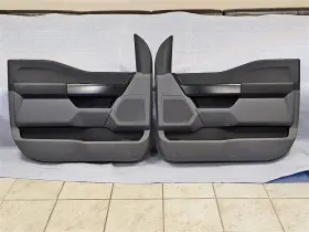 Factory Oem Jl3j-1823943-aesmth 21-24 Ford F150 Front Door Panels-driver Passenger Left Right-xlt Grey Black
