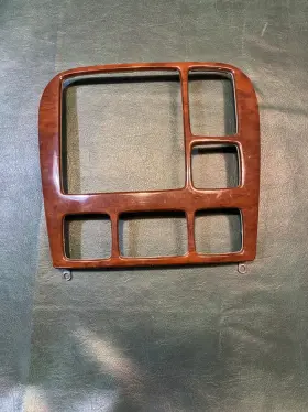 Factory Oem Mercedes-benz Original 5216956 Mint 00-06 W220 S-class Wood Grain Front Radio Dash Plate Panel Trim