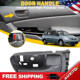 Fancyautoworld 81284 Front Interior Inner Right Handle Side Passenger 2004-10 Door For Toyota Sienna