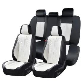 Florich Scu21 Seat Covers Fullset Luxury Faux Leather Waterproof Universal Fit Front