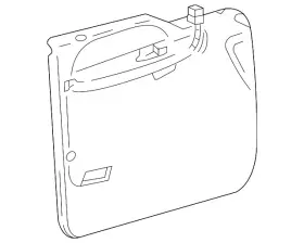 Ford 7c3z-2523942-ab Genuine Door Trim Panel