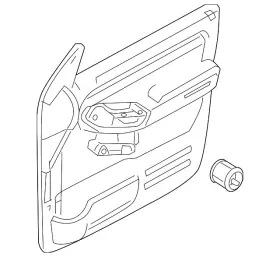Ford 7l2z-7823943-bac Genuine Door Trim Panel