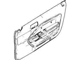 Ford 7r3z-6323943-aa Genuine Door Trim Panel Ford 7r3z-6323943-aa Genuine Door Trim Panel