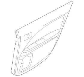 Ford 8e5z-5427407-fa Genuine Door Trim Panel