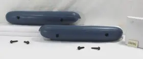 Ford C8zb-6524141-dw-ej-a-3 1968 Mustang Door Armrest And Mounting Bolts -interior Right Left Blue
