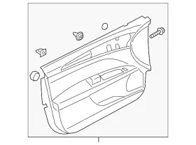 Ford Ds7z-5423942-da Genuine Door Trim Panel