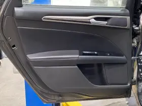 Ford Ds7z5427407ab 13-16 Fusion Rear Door Trim Panel Black Leather Left Driver Side Oem