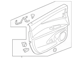 Ford Fa1z-7823943-bd Genuine Panel Door Trim Lower Ford Fa1z-7823943-bd Genuine Panel Door Trim Lower