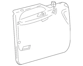 Ford Gc3z-3623943-bb Genuine Door Trim Panel Ford Gc3z-3623943-bb Genuine Door Trim Panel